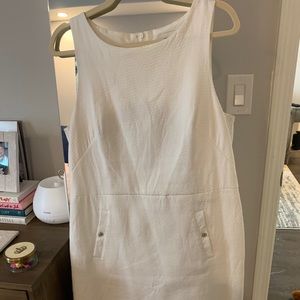 Banana Republic white work dress!